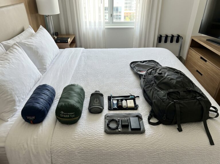 compact lightweight travel gear