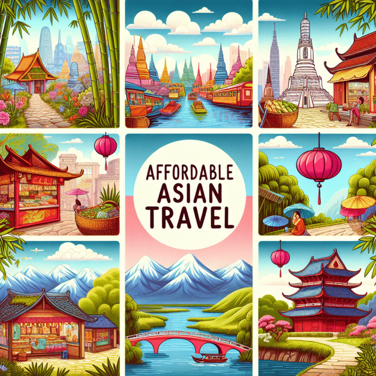 Asian Escapades: Inexpensive Cities for Budget Travel